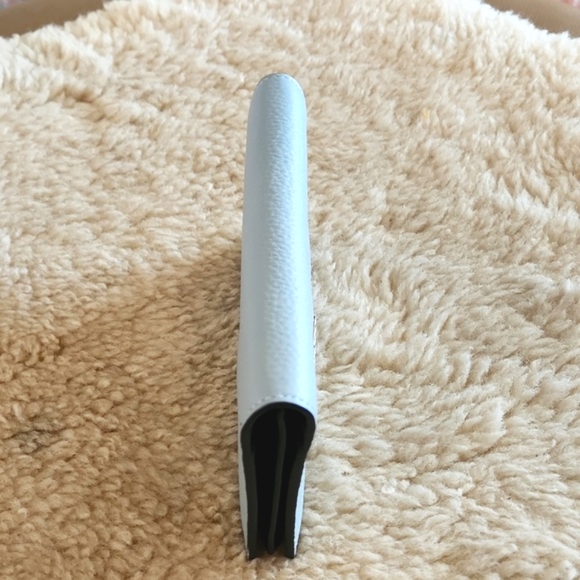 NWOT Coach Sage Pebbled Leather Slim Zip Wallet ๐๐๐ฉต - Picture 7 of 16